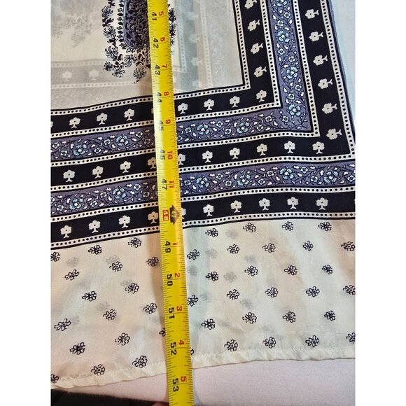 Calypso St. Barth Strapless Silk ‎ Maxi Dress Blue Paisley Print Silk Size M - Picture 8 of 15